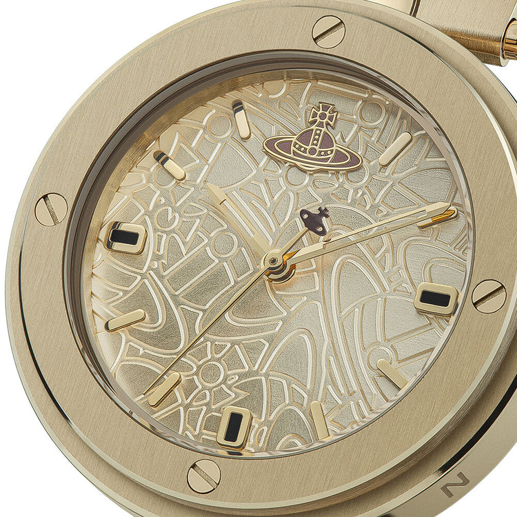 Vivienne Westwood | Whitehall gold 34mm gold dial | VV287CPGD