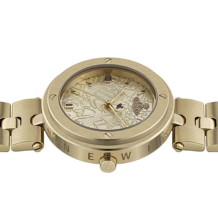 Vivienne Westwood | Whitehall gold 34mm gold dial | VV287CPGD