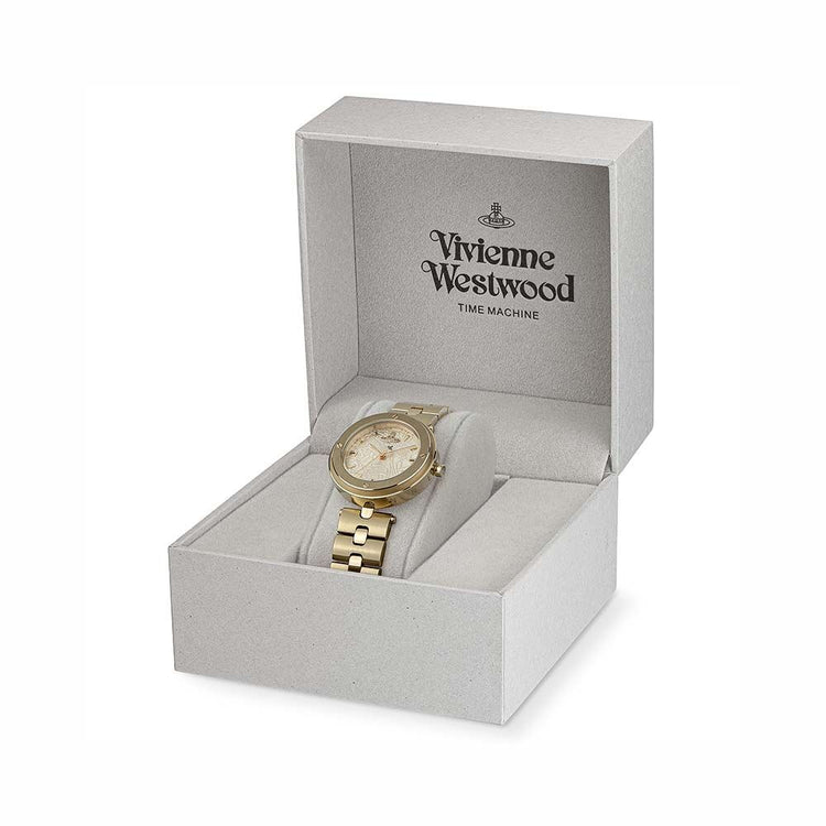 Vivienne Westwood | Whitehall gold 34mm gold dial | VV287CPGD