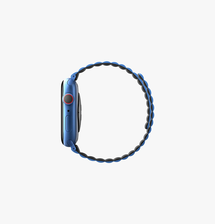 Uniq | Revix reversible blue and black watch band - Apple Series | REVBLUBLK