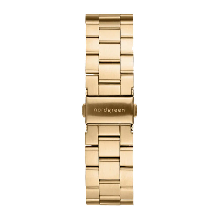 Nordgreen | Native gold 36mm white dial 3 link band | NR36GO3LGOXX