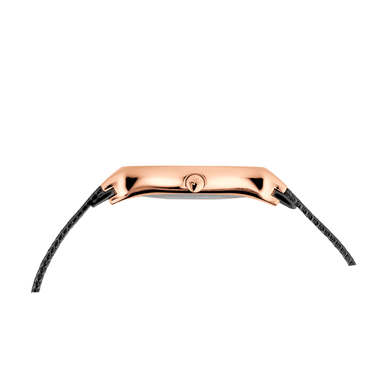 Bering | Max René rose gold black 31mm dial black milanese strap | 15531-262