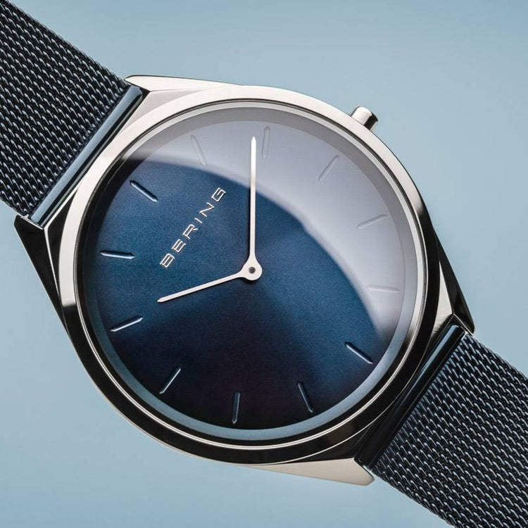 Bering | Ultra slim collection blue 39mm | 17039-307