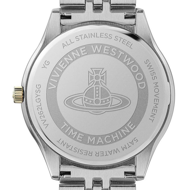 Vivienne Westwood | Camberwell purple 37mm dial two tone link | VV261BYSG