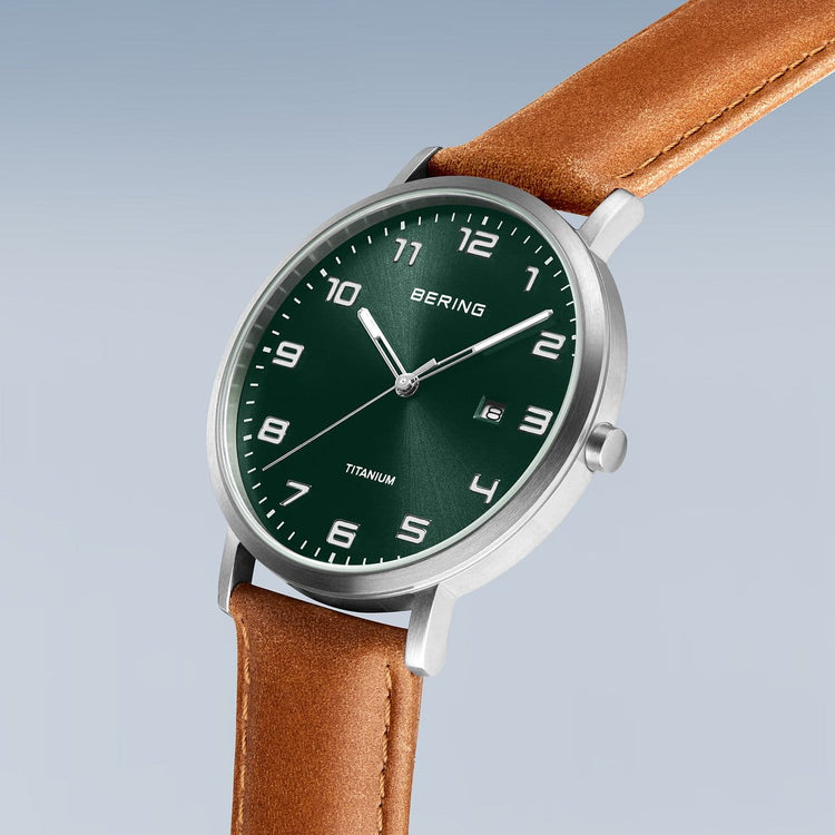 Bering | Titanium green 40mm dial | 18640-568