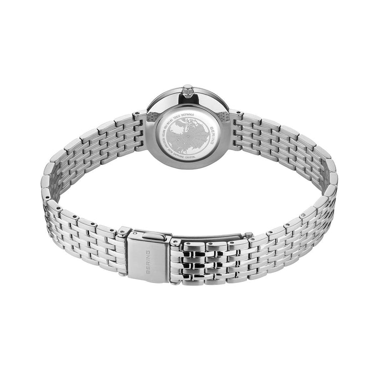 Bering | Classic polished silver 26mm mother of pearl dial | 19126-700