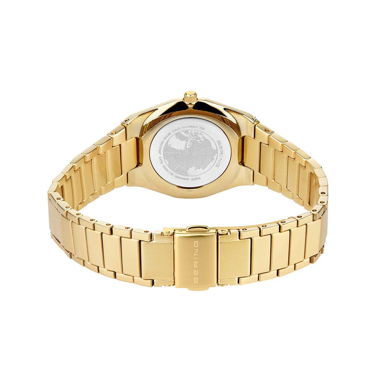 Bering | Classic polished gold 32mm dial links | 19632-730
