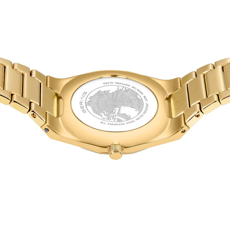 Bering | Classic polished gold 32mm dial links | 19632-730