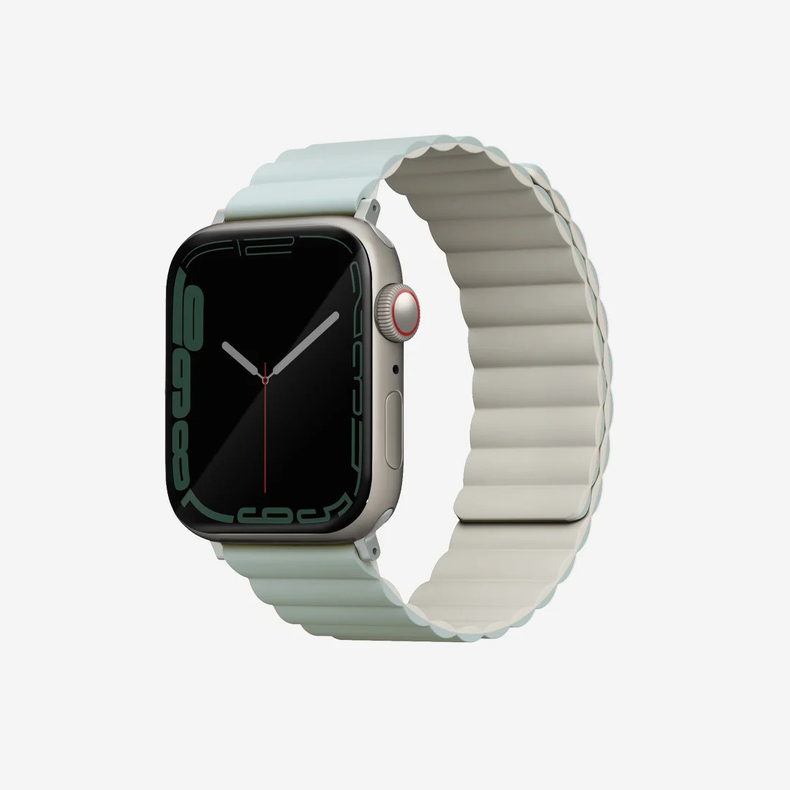 Uniq | Revix reversible sage and beige watch band - Apple Series | REVSAGBEG