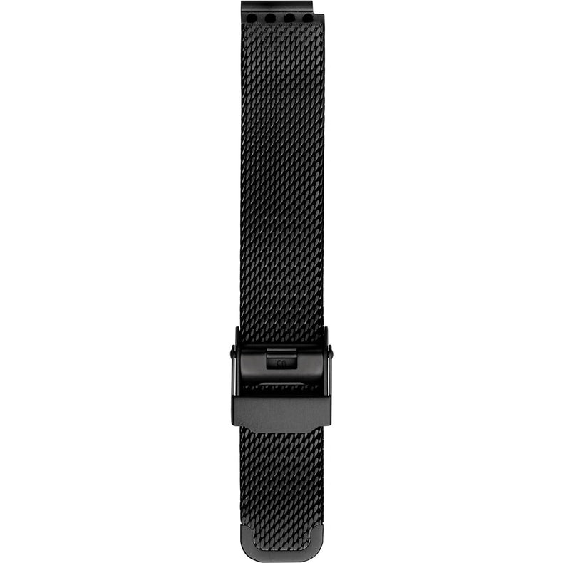 Bering | Max René collection milanese womens matte black 14mm strap band | PT-15531-BMBX1