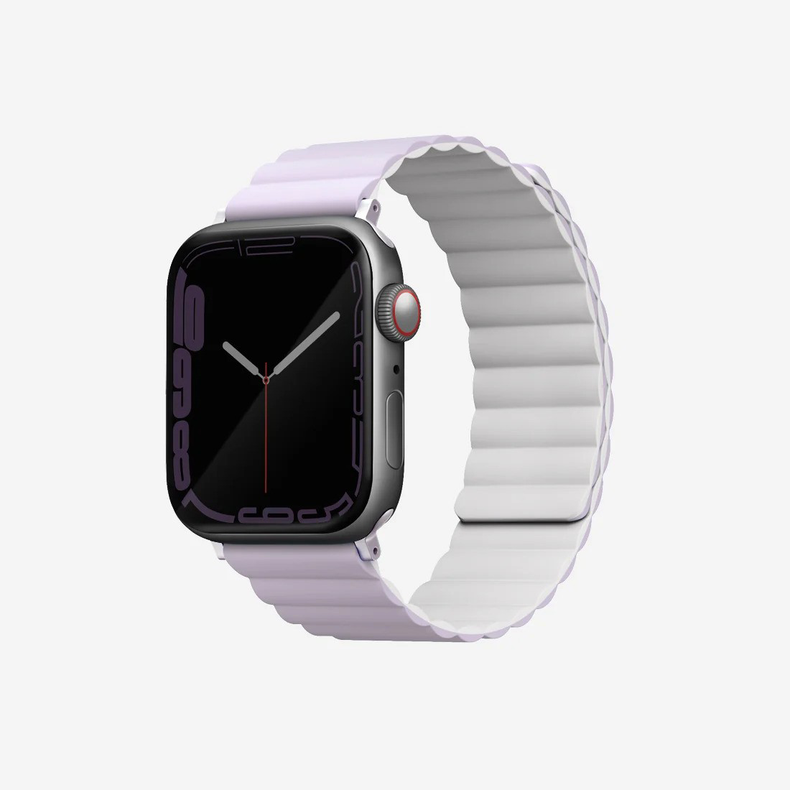 Uniq | Revix reversible lilac and white watch band - Apple Series | REVLILWHT