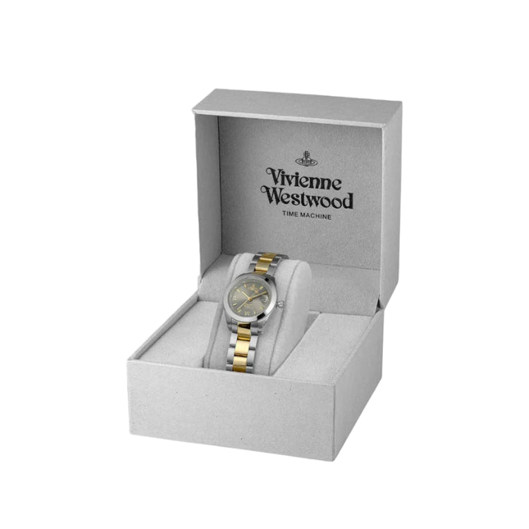Vivienne Westwood | Fenchurch silver grey 28 mm dial two tone | VV292GYSG