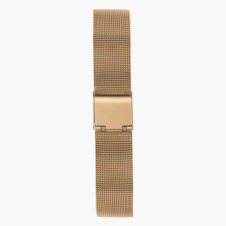 Nordgreen | Native Rose gold 32mm blue dial mesh | NR32RGMERONA