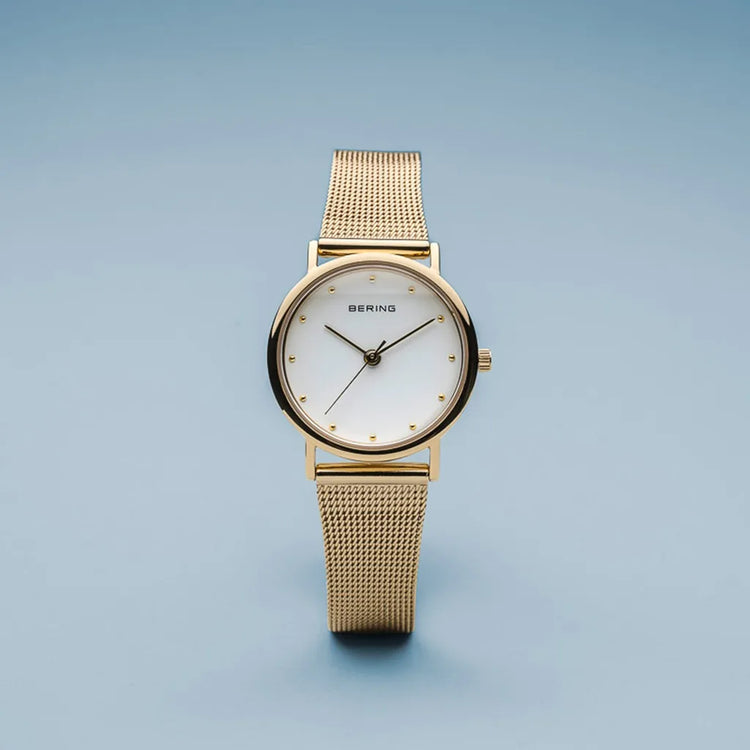 Bering | Classic 26mm Gold Milanese Strap | 13426-334