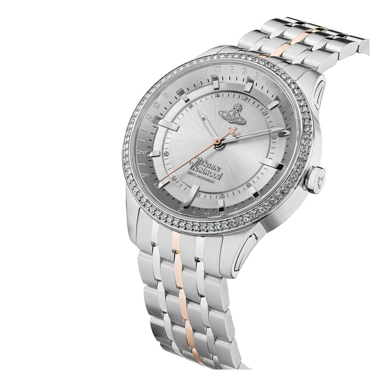 Vivienne Westwood | East End silver two tone 37mm dial | VV262WSSR