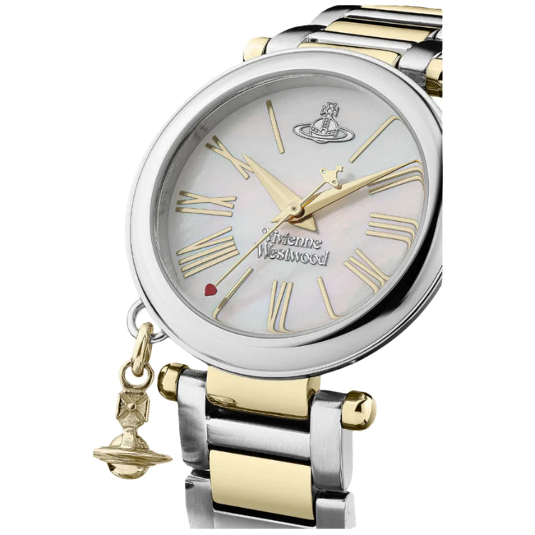 Vivienne Westwood | Mother Orb Two Tone 32mm mother of pearl dial | VV006MOPSG