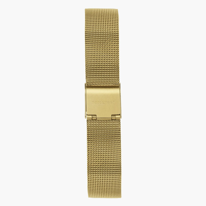 Nordgreen | Gold mesh 16mm strap (32mm dial) | ST16BRGOMEGO