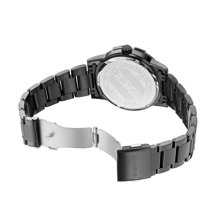 G-STAR | Constructed Bold black and silver with blue 43mm dial | GSW.506.09