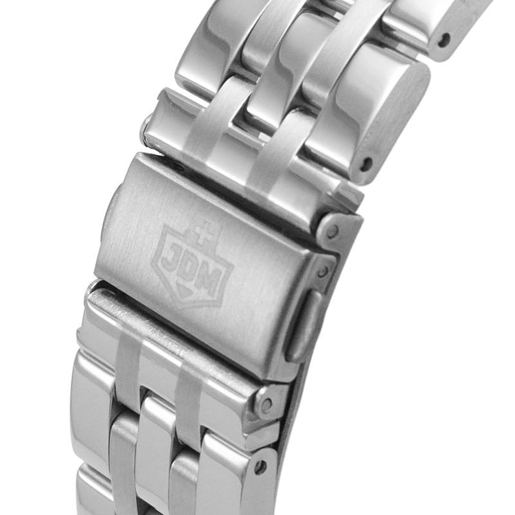 JDM Military | Echo silver 41mm dial silver link | JDM-WG003-01
