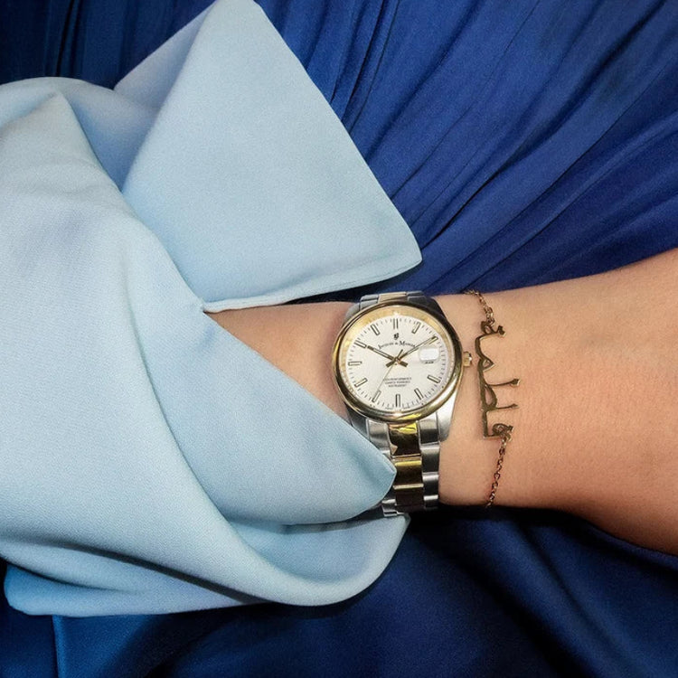 Jacques Du Manoir | Inspiration Allure two tone 32mm silver dial | JWL03804