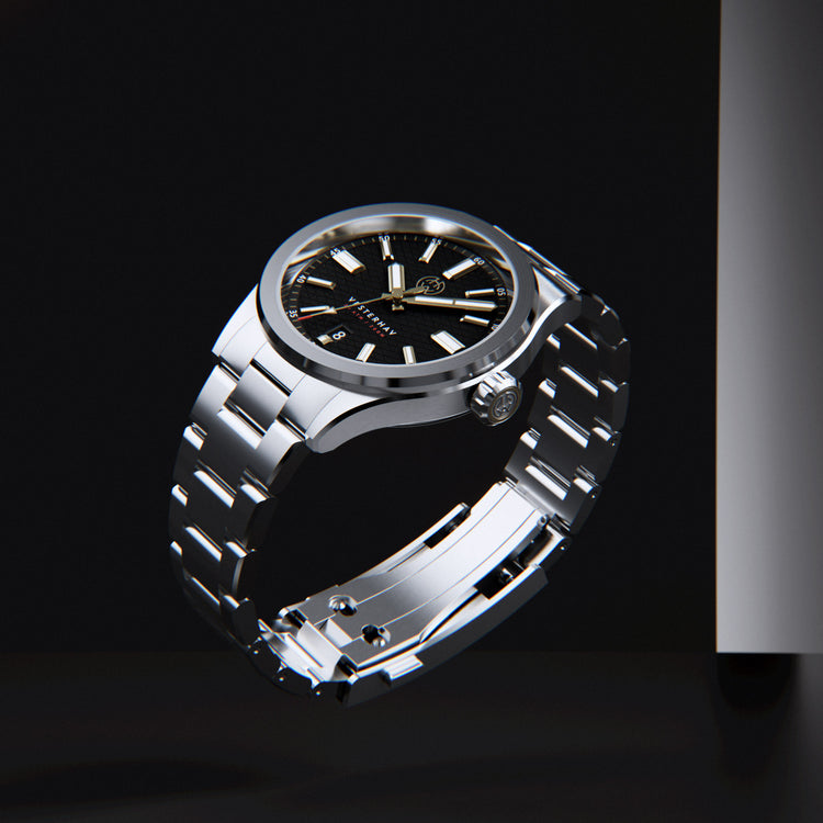 Henry Archer | Vesterhav - Raven - 40mm dial | HAC-VES-RVN-3LI