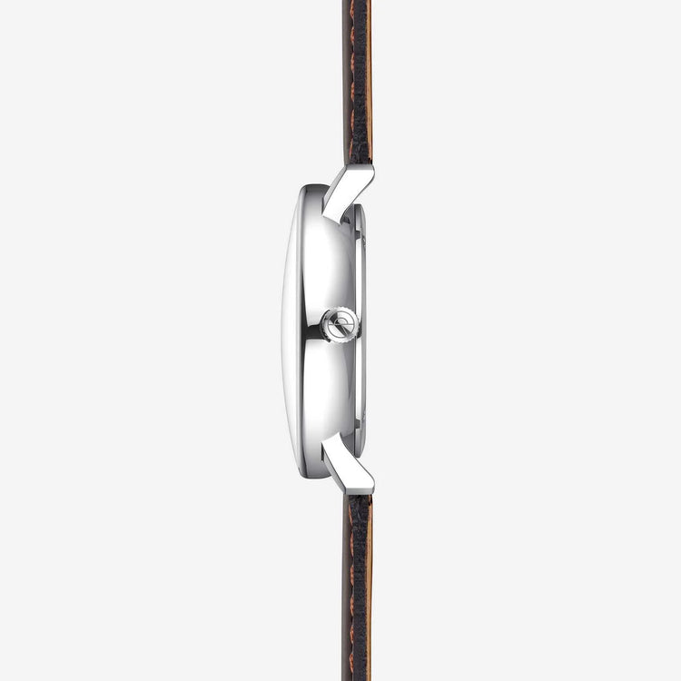 Sternglas | Naos Moonphase blue 38mm dial black leather band | S01-NM52-BR02