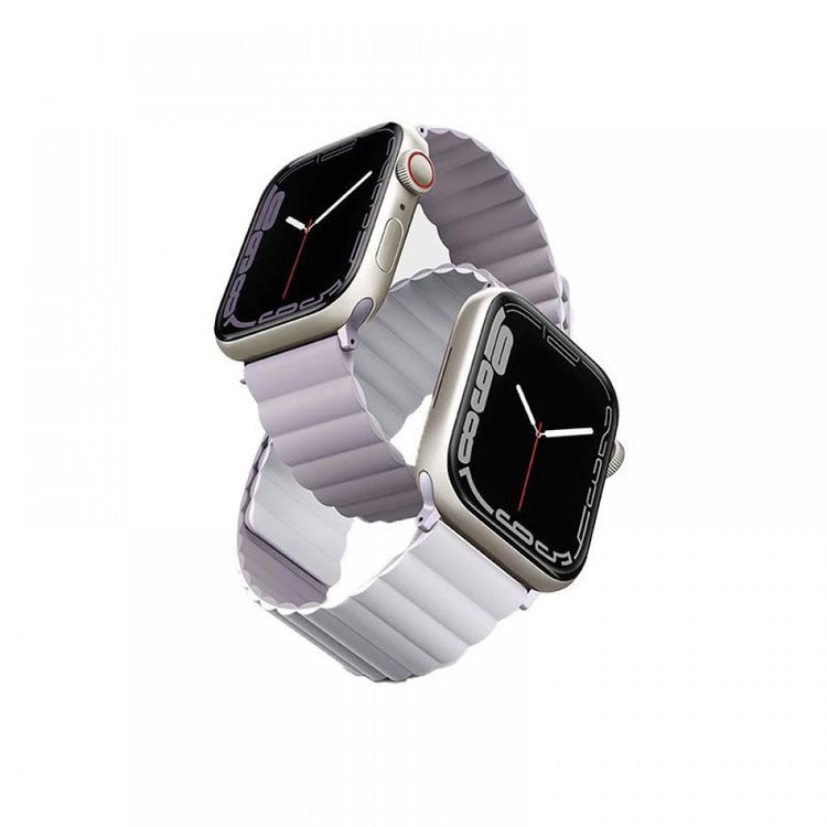 Uniq | Revix reversible lilac and white watch band - Apple Series | REVLILWHT