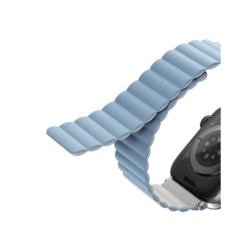 Uniq | Revix reversible white and blue watch band - Apple Series | REVWHTBLU