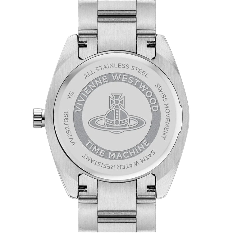 Vivienne Westwood | Fenchurch turquoise 28mm dial silver link | VV292TQSL