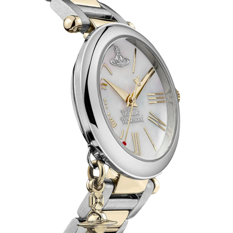 Vivienne Westwood | Mother Orb Two Tone 32mm mother of pearl dial | VV006MOPSG