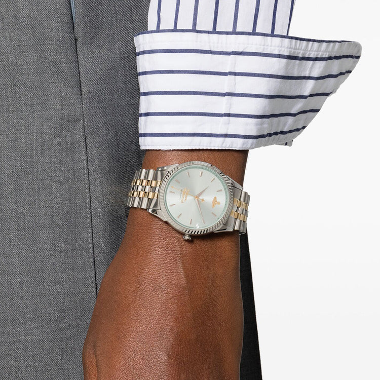 Vivienne Westwood | Seymore green 38mm dial two tone silver gold | VV240LGRSG