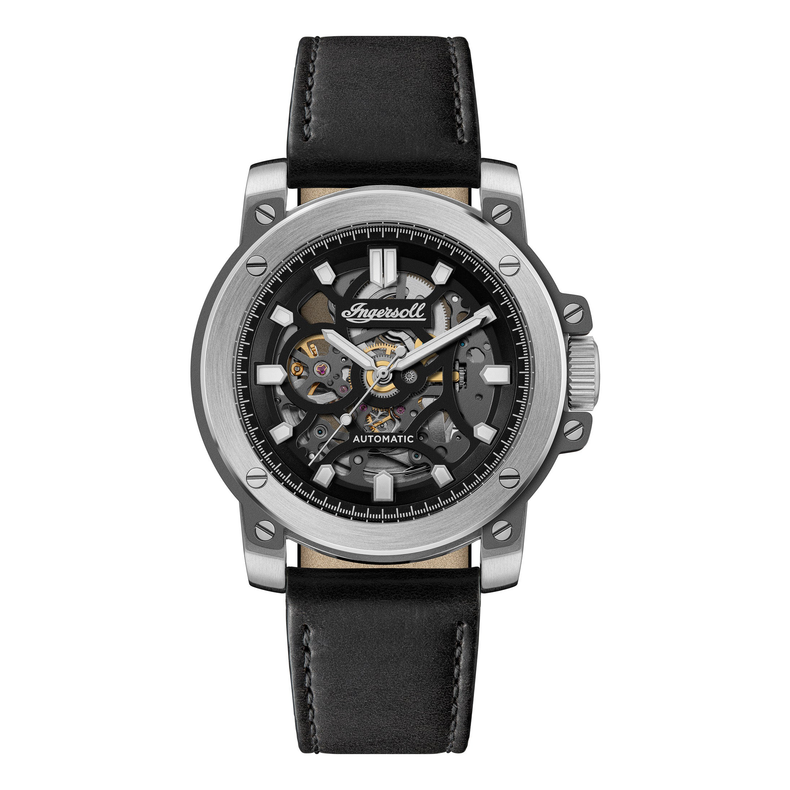 Ingersoll | Freestyle automatic 45.5mm black leather | I14401