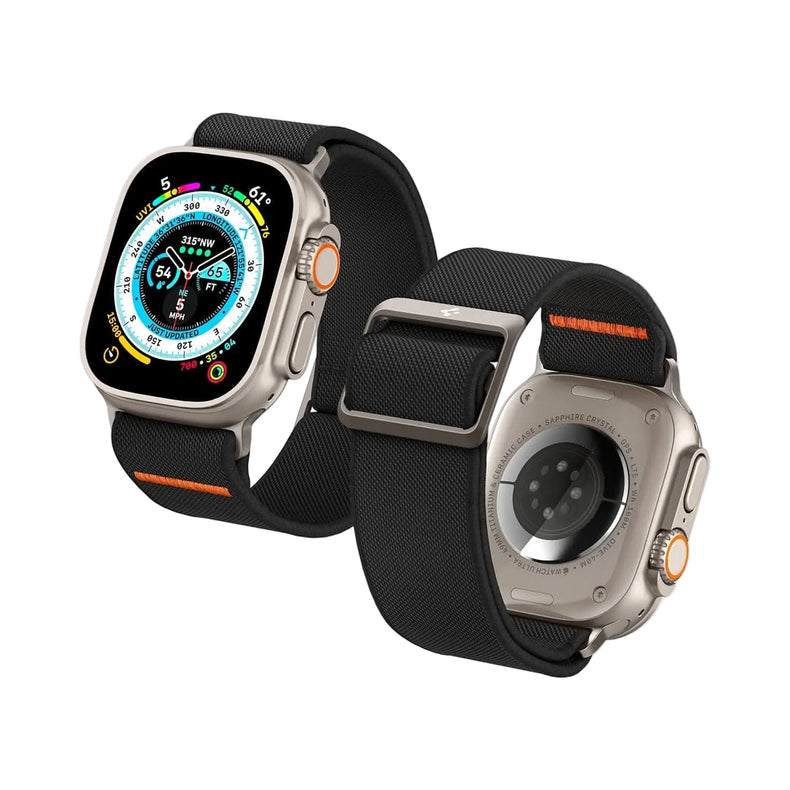 Spigen | Lite Ultra Fit Black watch band - Apple Series | AMP05983