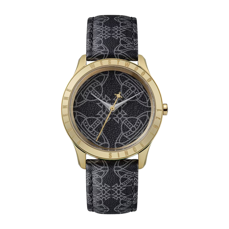Vivienne Westwood | Berkley black and gold 35mm dial | VV268GDBK
