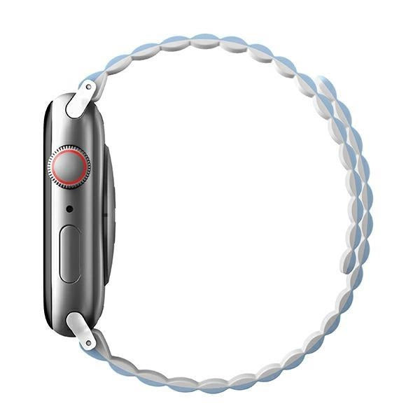 Uniq | Revix reversible white and blue watch band - Apple Series | REVWHTBLU