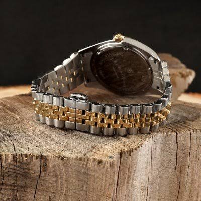 Jacques Du Manoir | Inspiration Business gold 40mm dial two tone bracelet | JWN01704