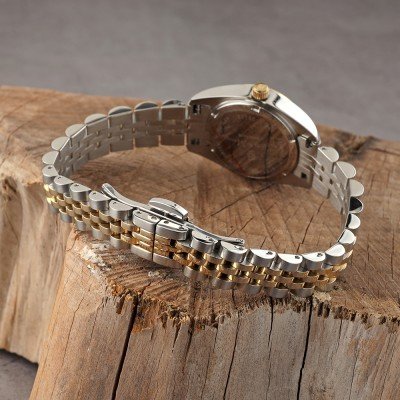 Jacques Du Manoir | Inspiration Business gold 40mm dial two tone bracelet | JWN01704