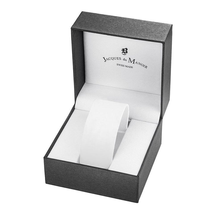 Jacques Du Manoir | Inspiration Business blue 40mm dial silver bracelet | JWN01701