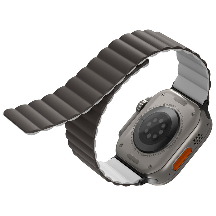 Uniq | Revix reversible ash grey and dove white watch band - Apple Series | REVAGRYDWHT