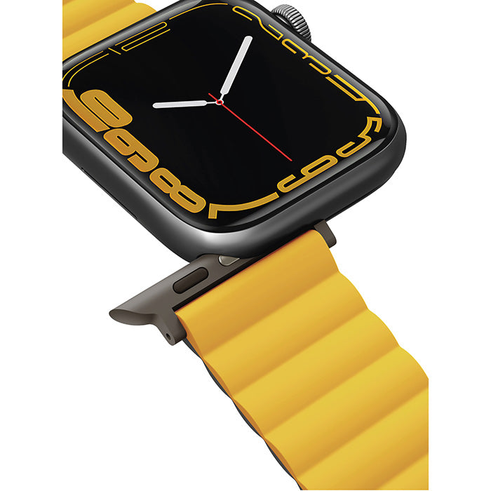 Uniq | Revix reversible mustard and khaki watch band - Apple Series | REVMUSKAK