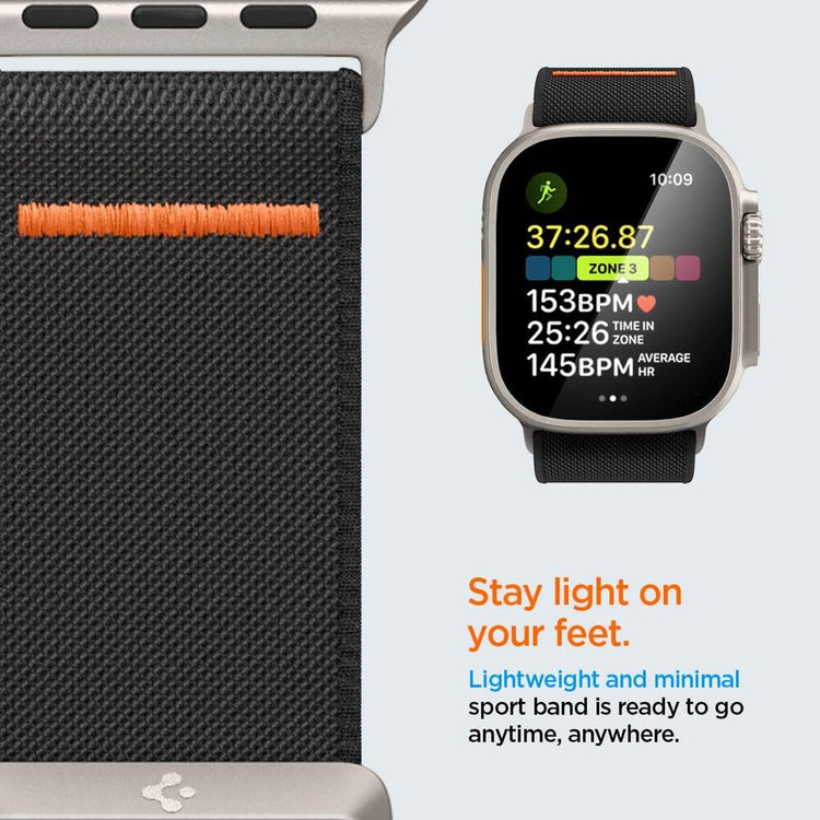 Spigen | Lite Ultra Fit Black watch band - Apple Series | AMP05983