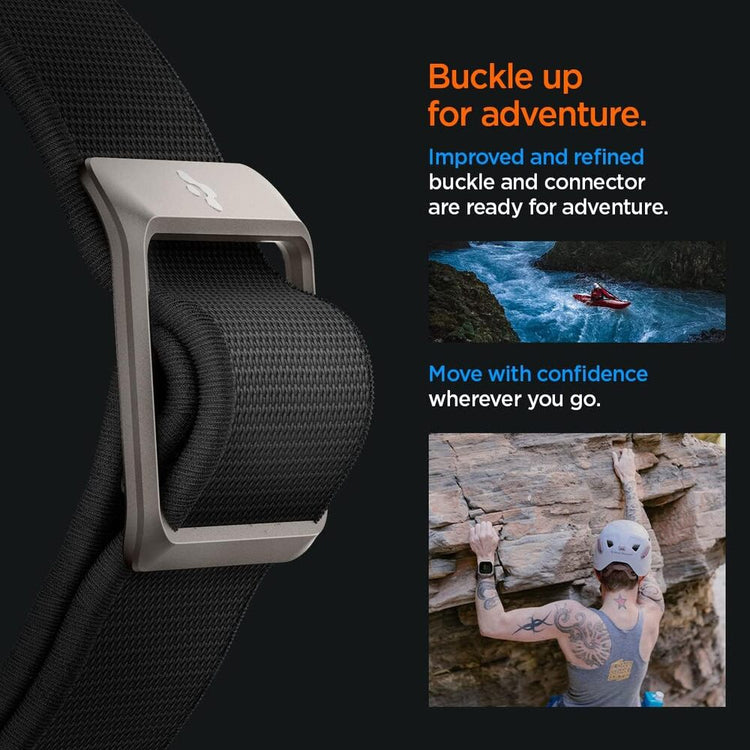 Spigen | Lite Ultra Fit Black watch band - Apple Series | AMP05983