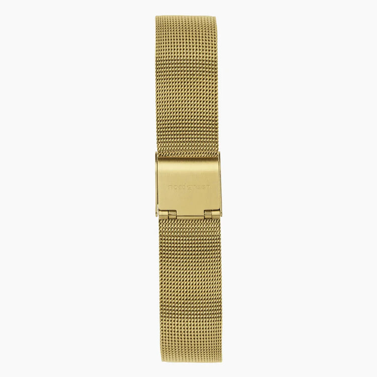 Nordgreen | Unika gold 28mm dial mesh | UN28GOMEGOBM