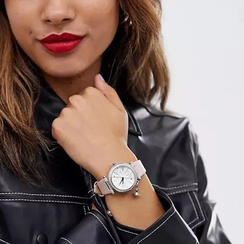 Vivienne Westwood | Orb Pastelle pale pink silver 32mm dial | VV006SLPK
