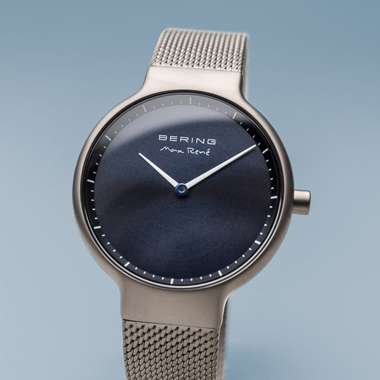 Bering | Max René brushed grey mesh strap 31mm dial | 15531-077