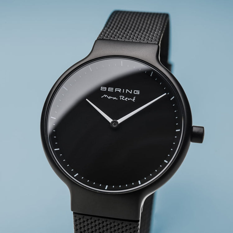 Bering | Max René black matt 31mm dial black mesh | 15531-123