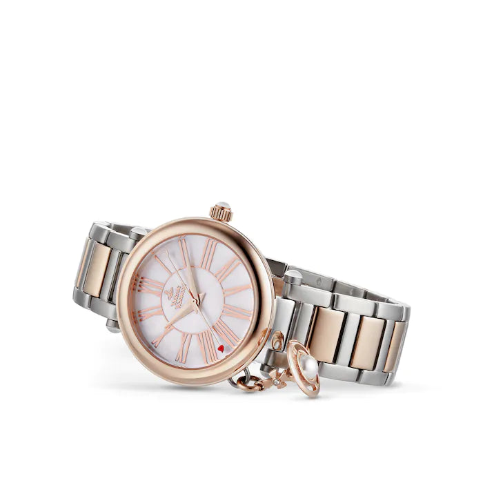 Vivienne Westwood | Mother Orb rose gold two tone 32mm dial | VV006PRSSL