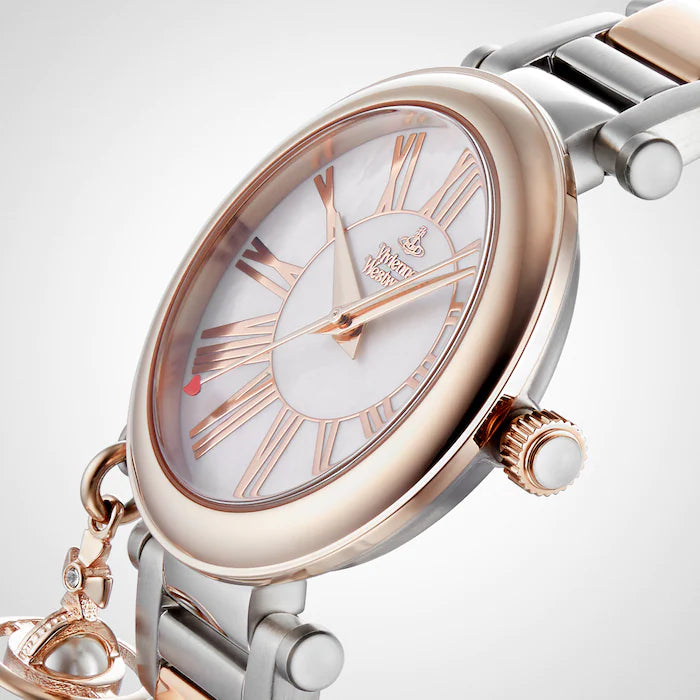 Vivienne Westwood | Mother Orb rose gold two tone 32mm dial | VV006PRSSL