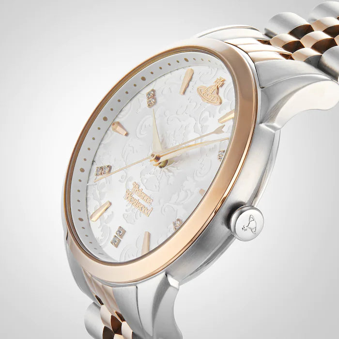 Vivienne Westwood | The Wallace silver two tone 38mm dial | VV208RSSL