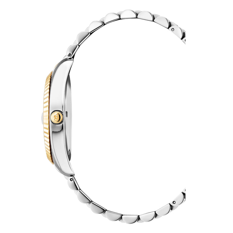 Jacques Du Manoir | Inspiration Business green 40mm dial two tone bracelet | JWN01703